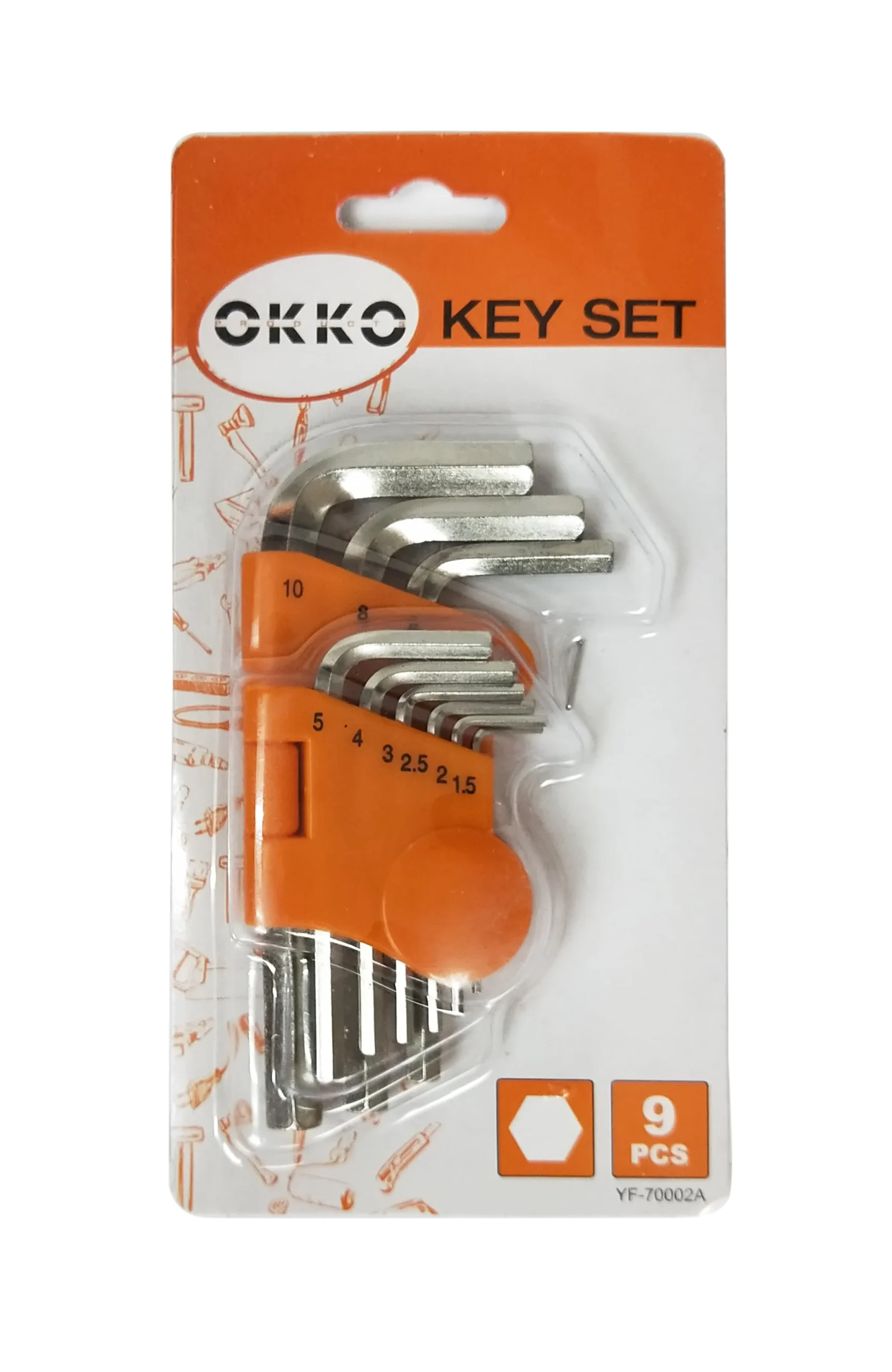 KEY SET SIXK YF-70002A 9GB 1.5-10HH