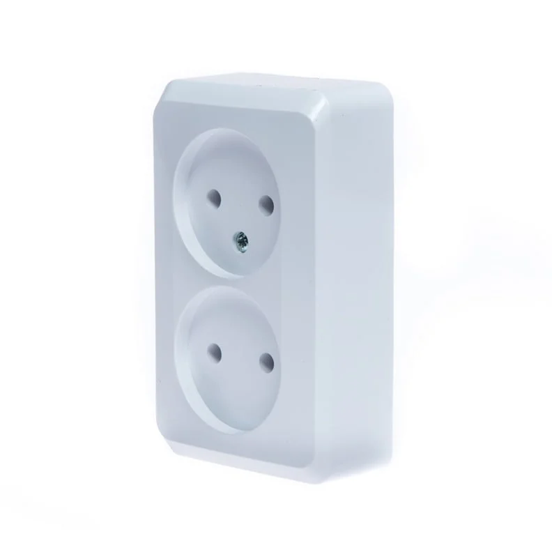 SCHNEIDER PRIMA 1+1 SOCKET WHITE