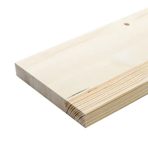 GLUED LAMINATED WOODEN PLANK 28X300X2000MM SPRUCE