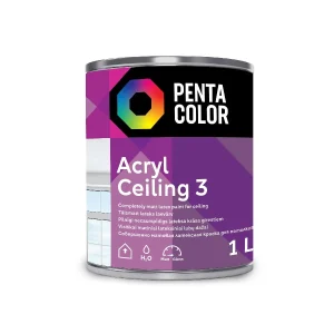 КРАСКА DISP.PENTACOLOR ACRYL 3 БЕЛАЯ 1 Л