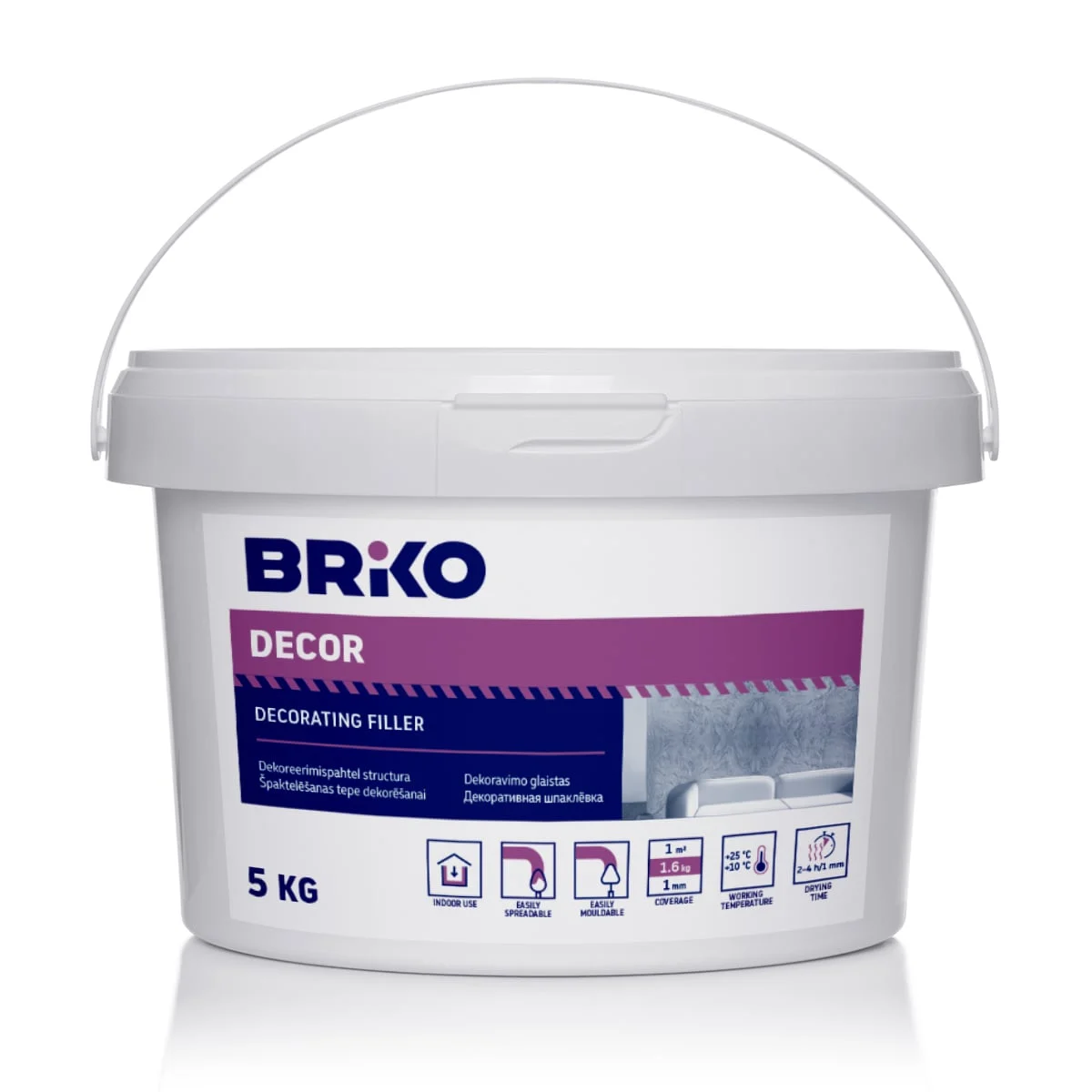 DECORATIVE PUTTY STRUCTURE 5KG