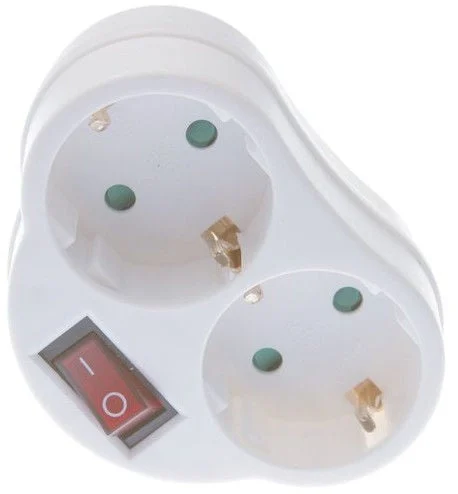 CONTACT PLUG WITH SWITCH KF-ZB-01/02K