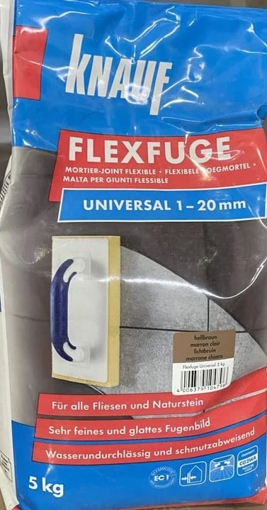 JOINTING COMPOUND KNAUF FLEXFUGE LIGHT BROWN 5KG