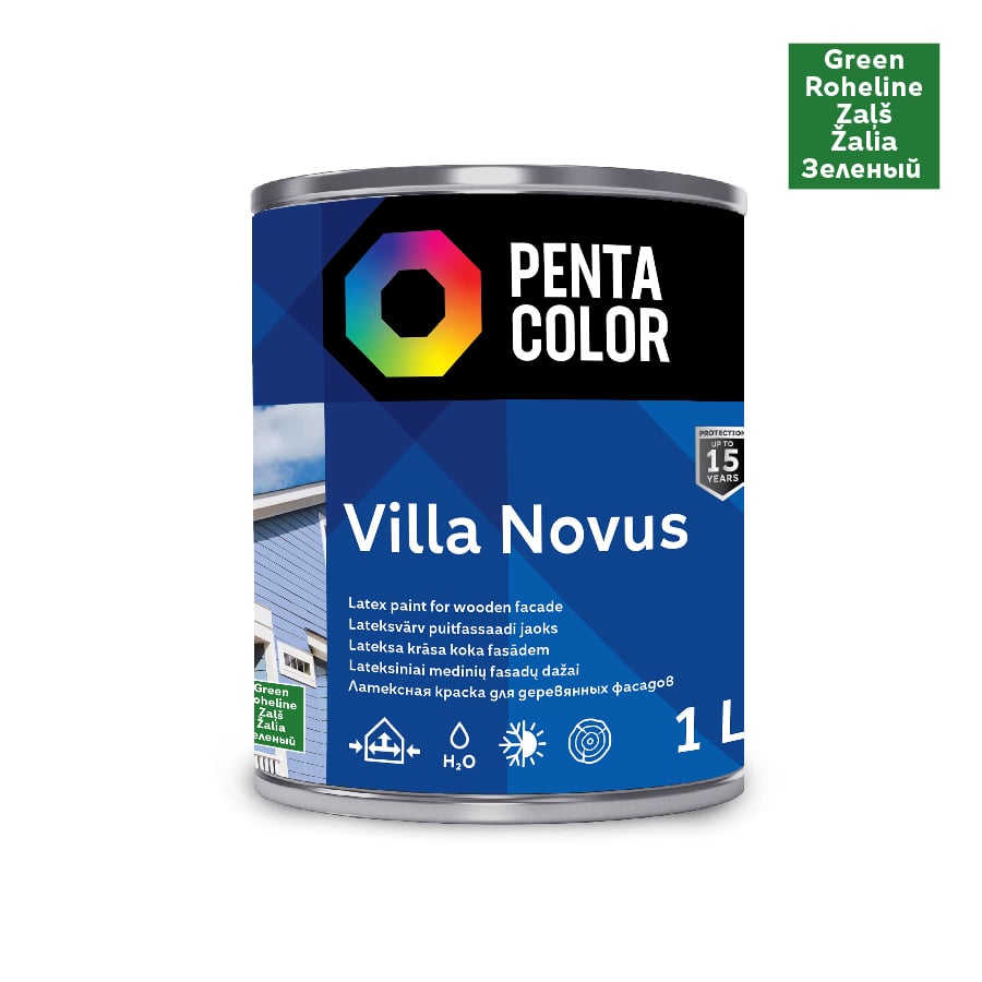 KRĀSA FASĀDES VILLA NOVUS ZAĻA 1 L
