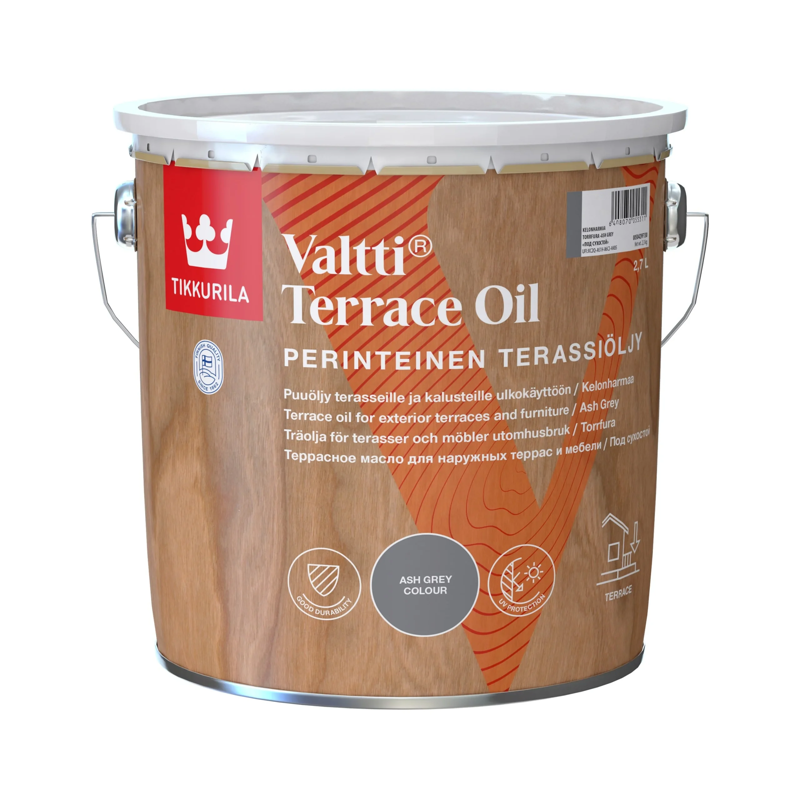 VALTTI TERRACE OIL GREY 2.7L
