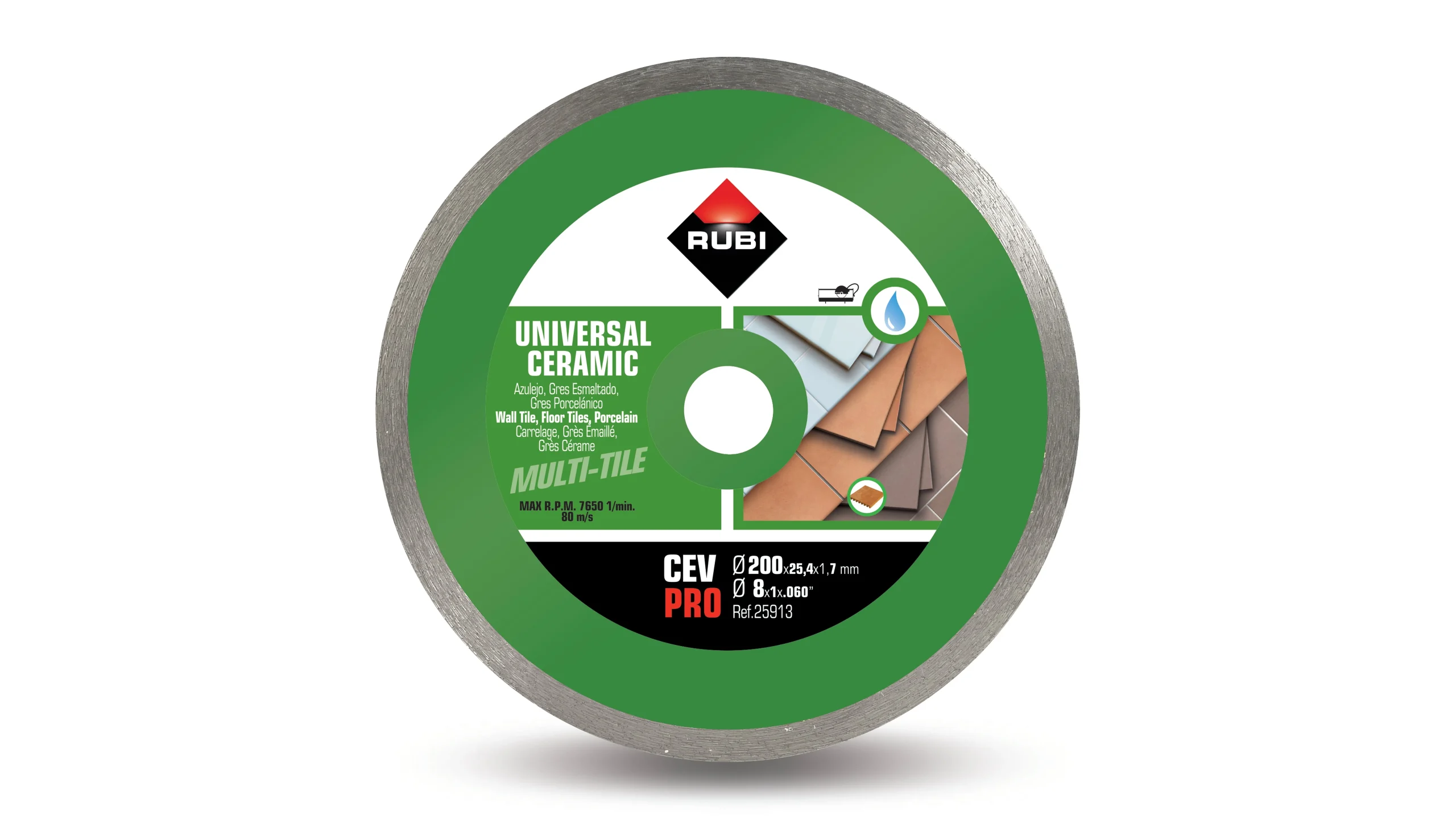 АЛМАЗНЫЙ ДИСК PRO 200 /25,4MM RUBI WET