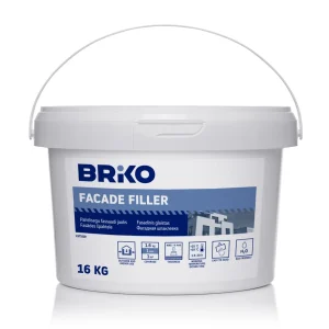ŠPAKTEĻMASA FASĀDĒM BRIKO 16KG