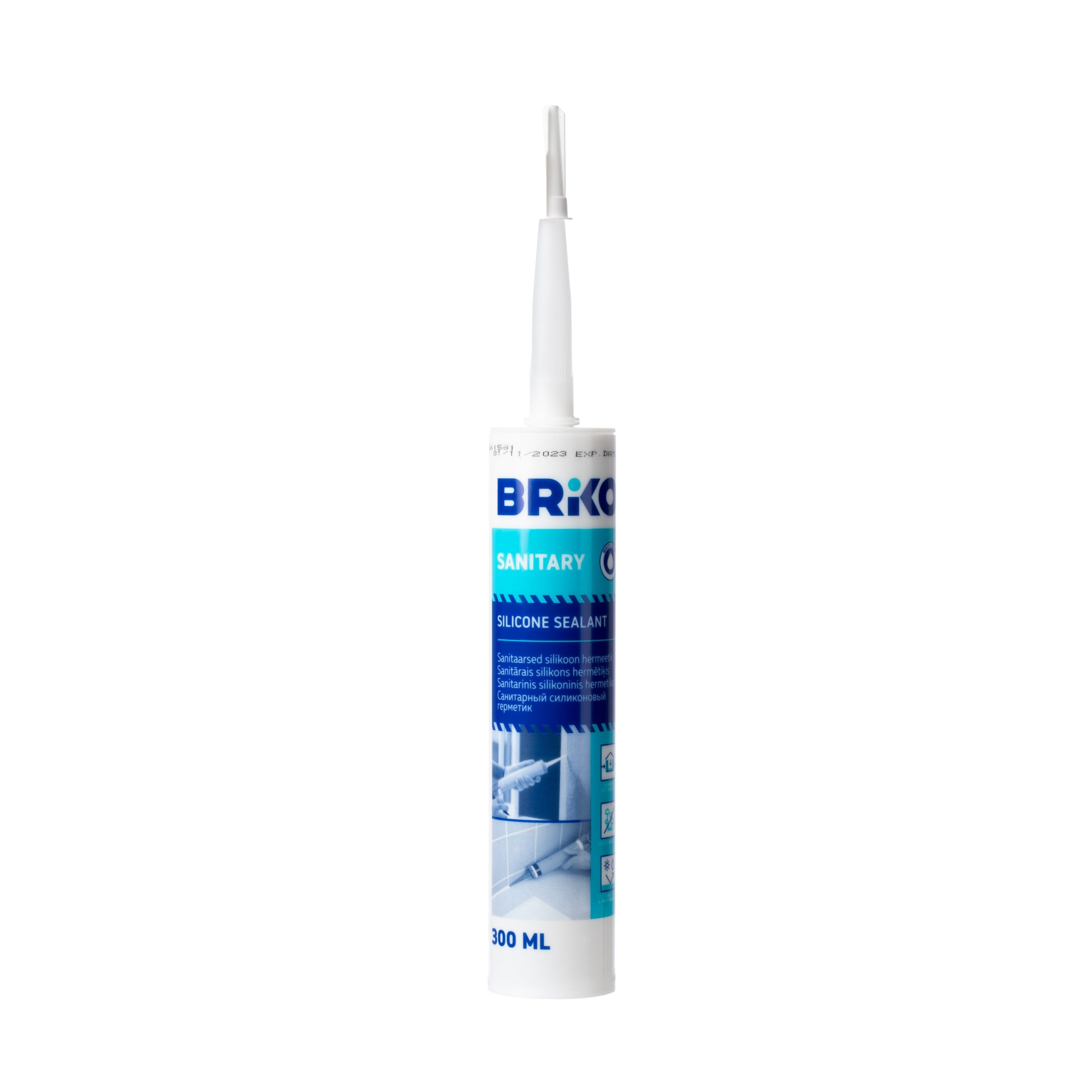 BRIKO SANITARY SEALER 300ML WHITE