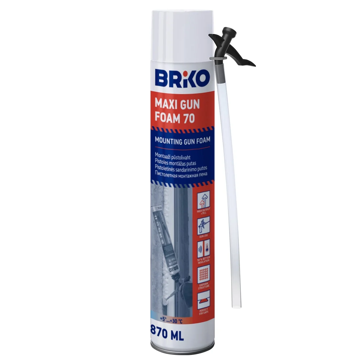 PUTAS BRIKO MAXI PISTOLEI 870ML