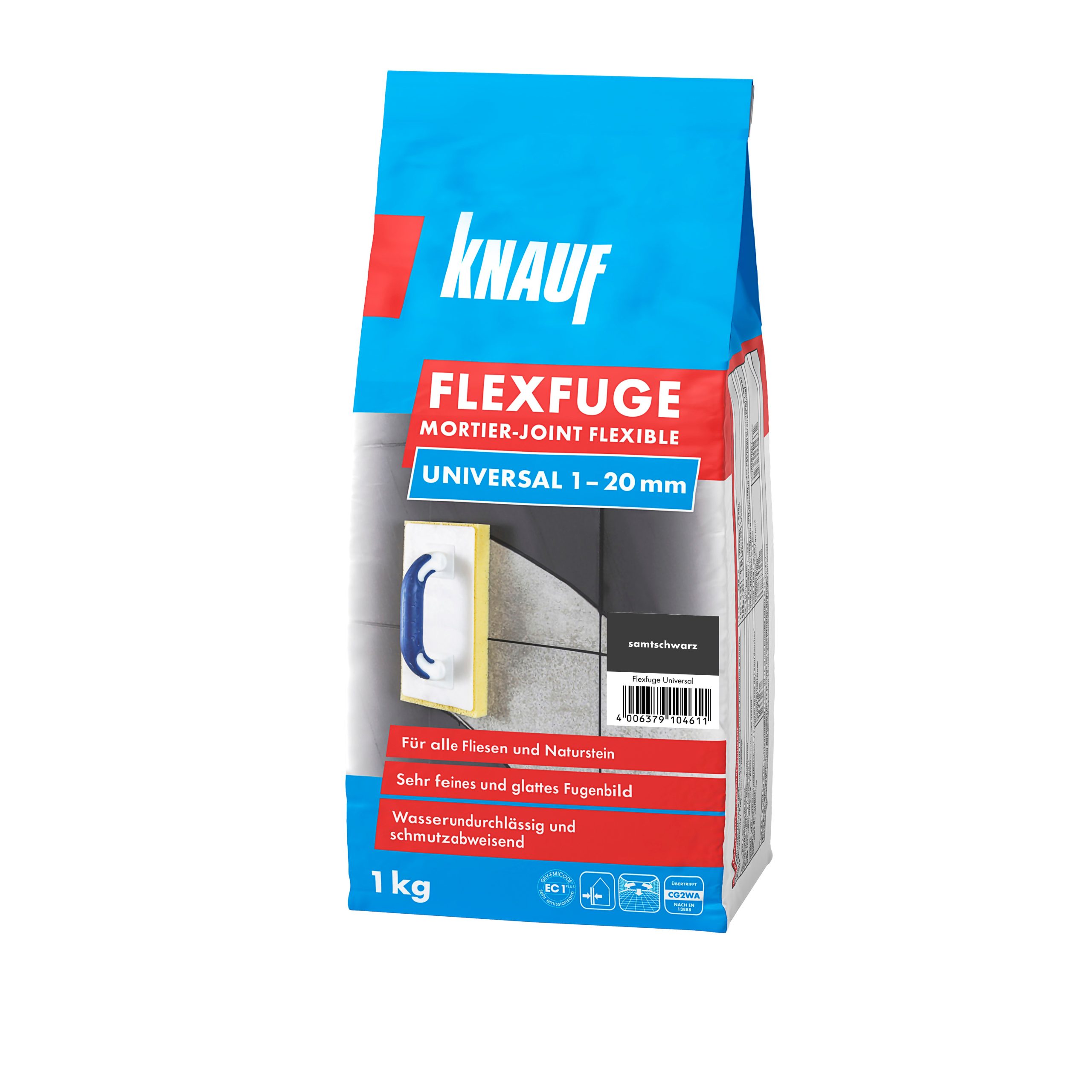 SEALER KNAUF FLEXFUGE VELVET BLACK 1KG