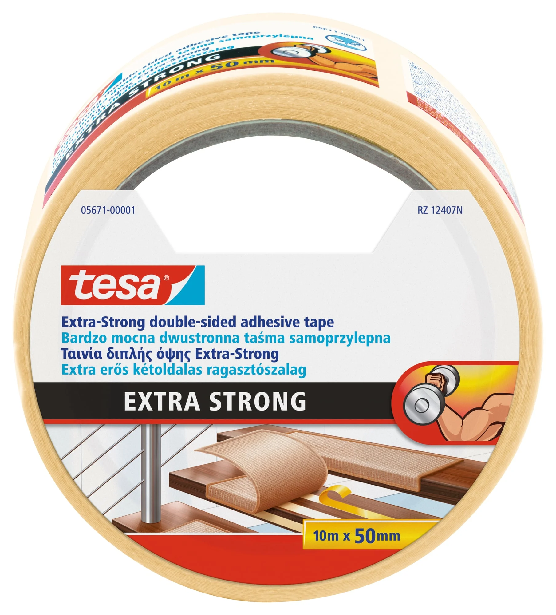 КЛЕЙКАЯ ЛЕНТА EXTRA STRONG NORDIC 10MX50MM