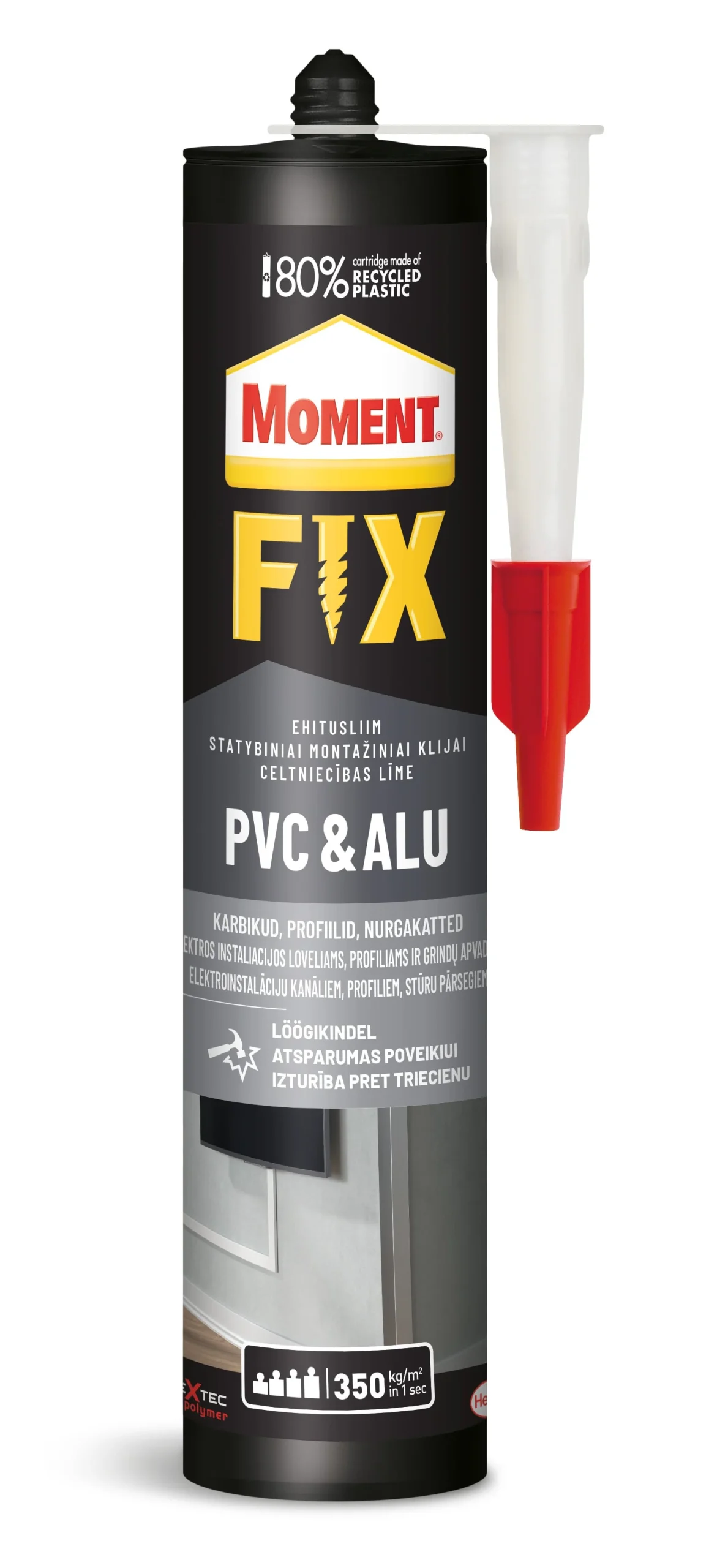 ADHESIVE MOMENT FIX PVC, ALU 440G