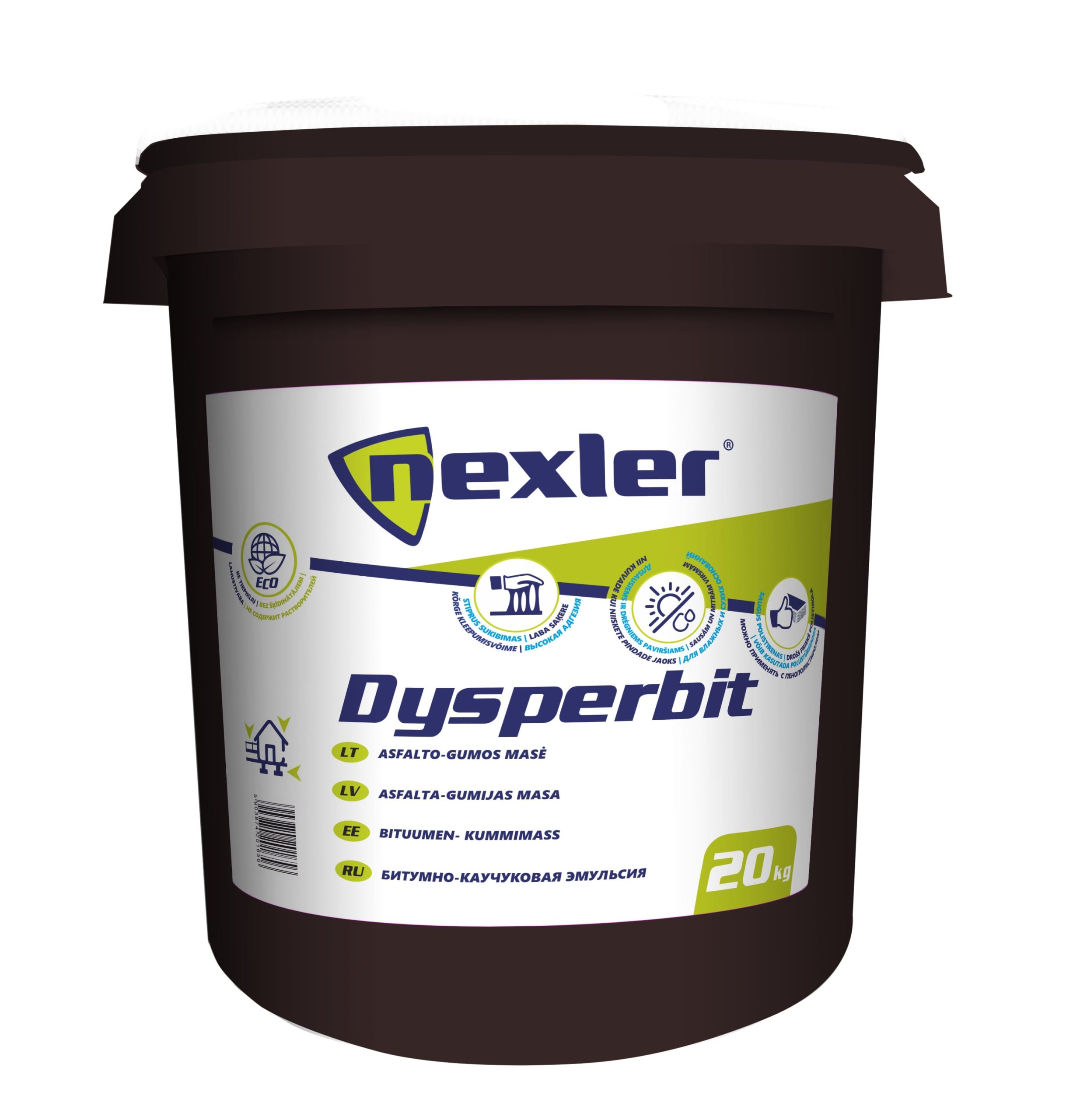 БИТУМНАЯ МАСТИКА IZOLEX DISPERBIT 20КГ
