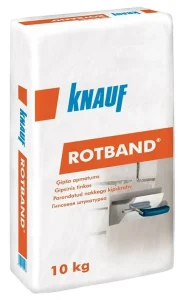 APMETUMS ĢIPŠA KNAUF ROTBAND 10KG