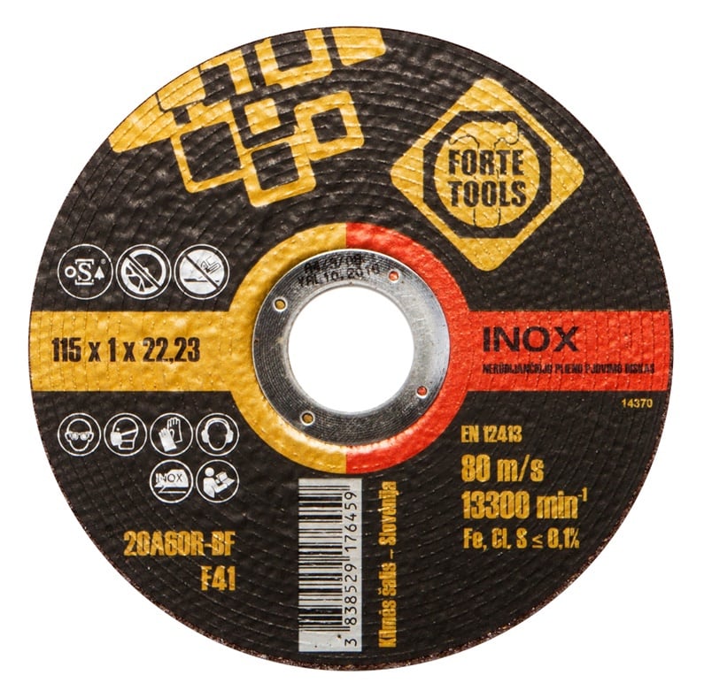 DISKS GRIEŠANAI NER.TĒR.115X1.0X22
