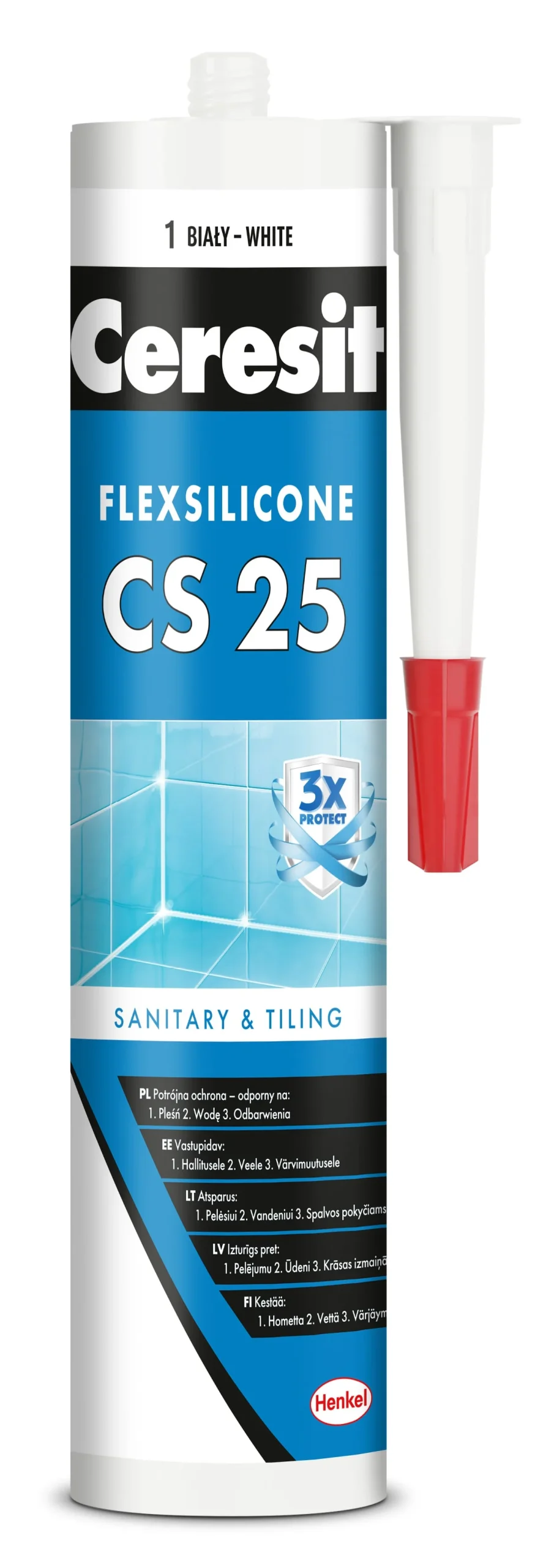 СИЛИКОНОВЫЙ CERESIT CS25 80 280МЛ