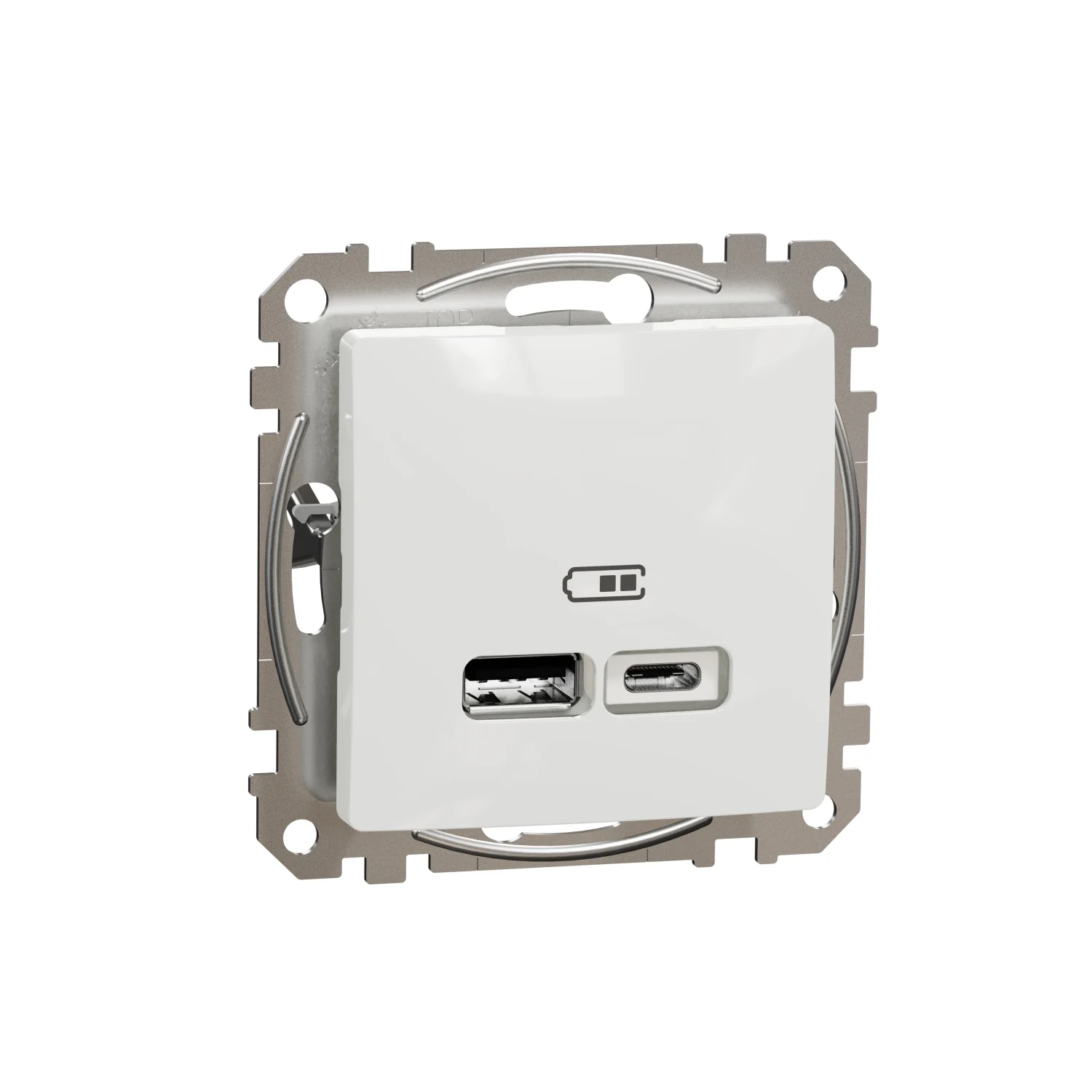 LĀDĒTĀJS USB SEDNA A+C 2.4A BALTS