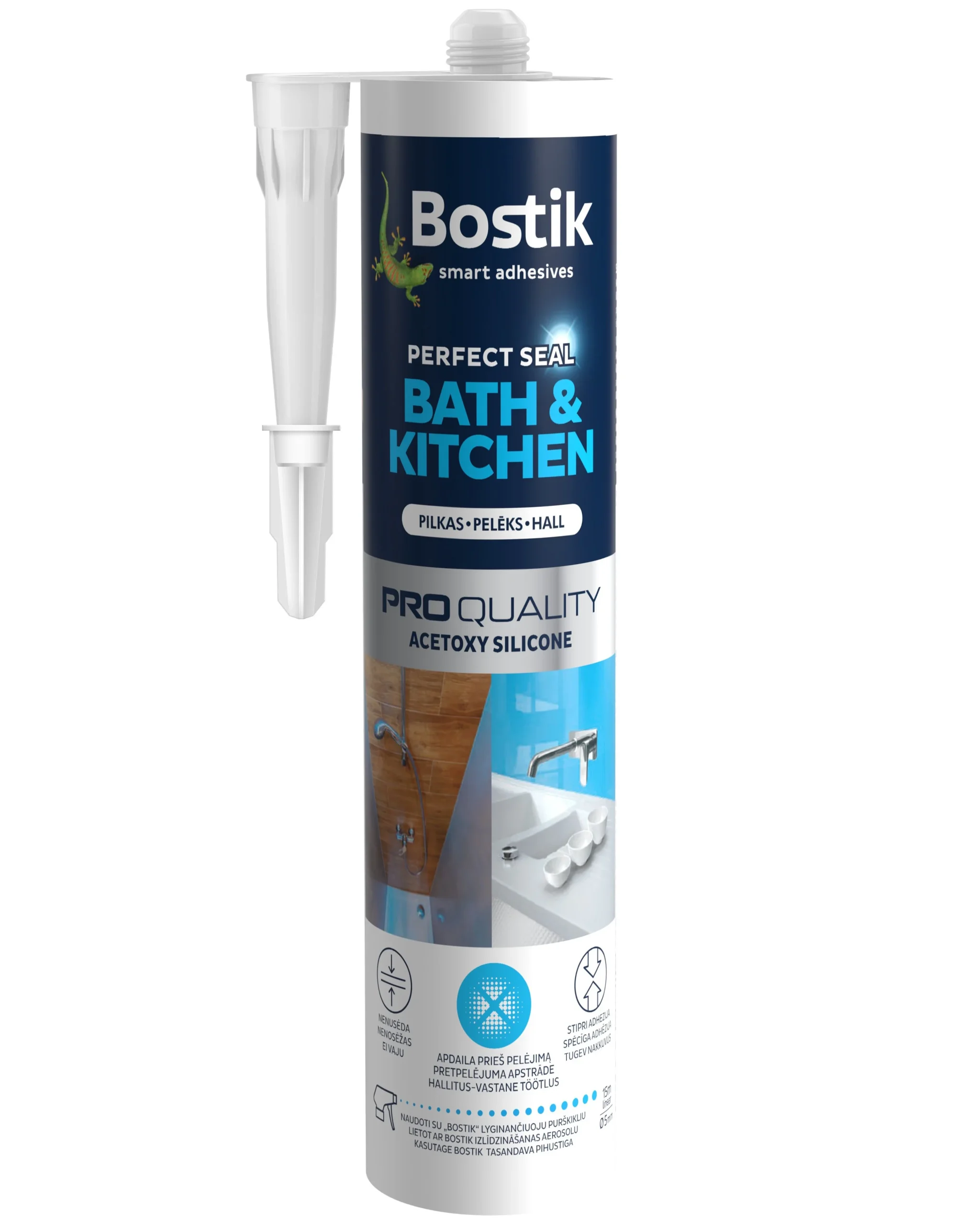 HERMĒTIĶ.BATH&KITCH BOSTIK 280ML P.