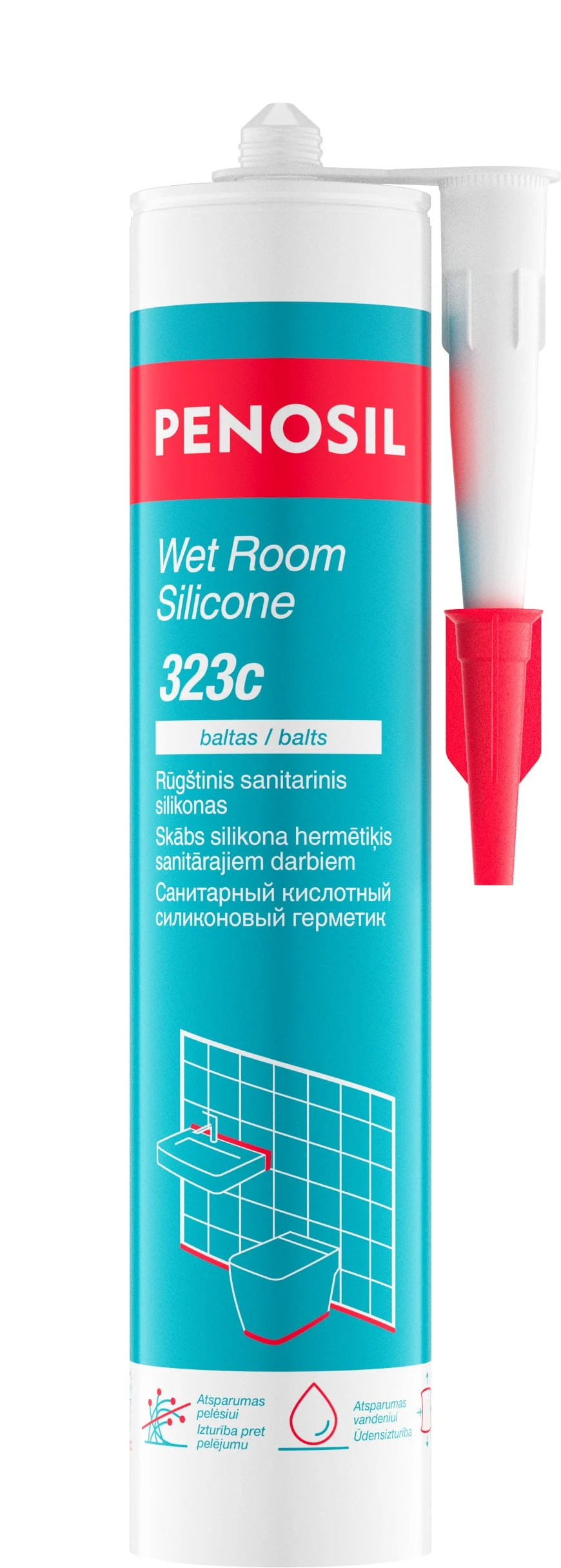 ACIDIC SANITARY SILICONE WHITE