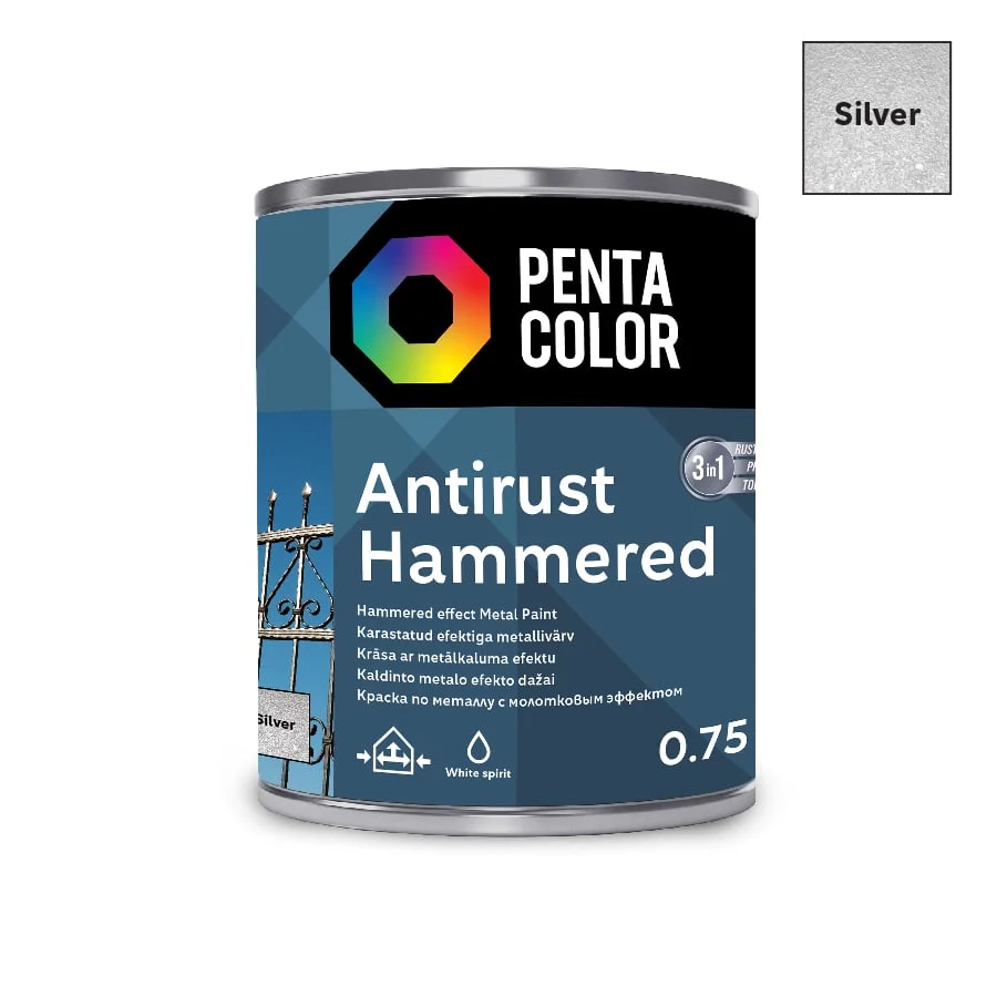 COLOR METAL.SURF.PENTACOLOR SILVER 750ML