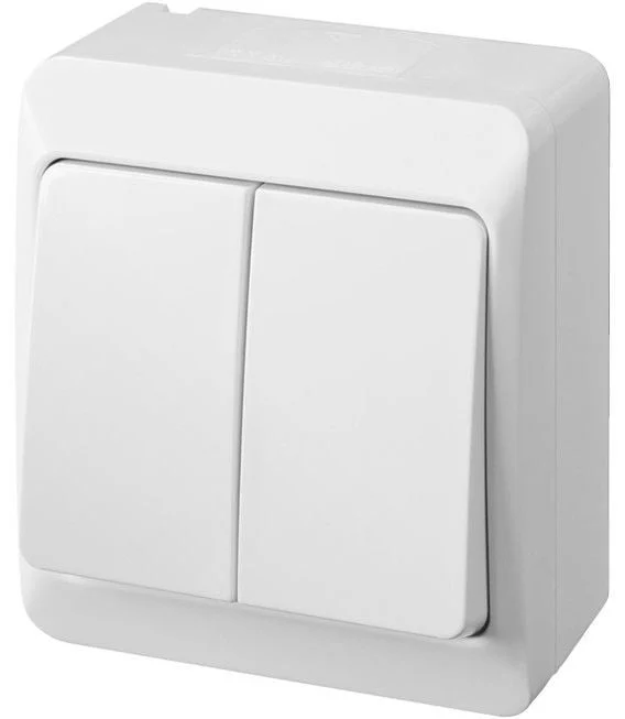 ЗАМОК HERMES 0332-02 1+1 IP44 БЕЛЫЙ