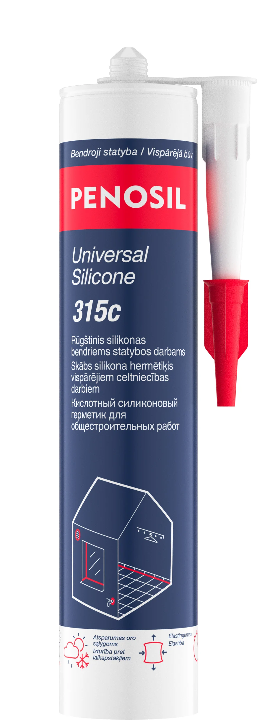 SILICONE FOR CONSTRUCTION WORK WHITE
