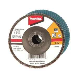 SLĪPDISKS LAMEĻU 125MM K40 METĀLAM INOX
