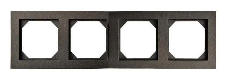RĀMĪTIS EPSILON SLIM 14-145-04 MELNS