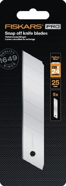 BLADES FOR KNIFE 25MM X 125MM 5PCS FISKARS