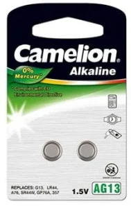 BATERIJAS CAMELION LR44 ALK1.5V B2