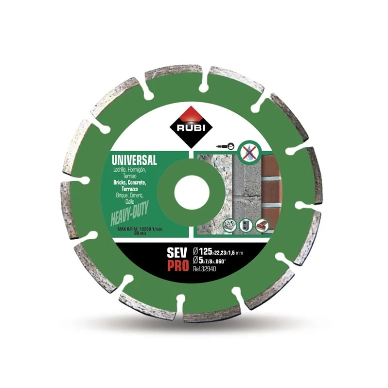 DIAMOND DISC SEV 125 PRO SEGMENT. DRY RUBI