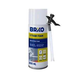 MONTĀŽAS PUTAS BRIKO STRAW 300 (300ML)
