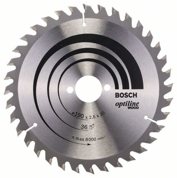 DISK SAW 190X30MM OPTILINE WOOD