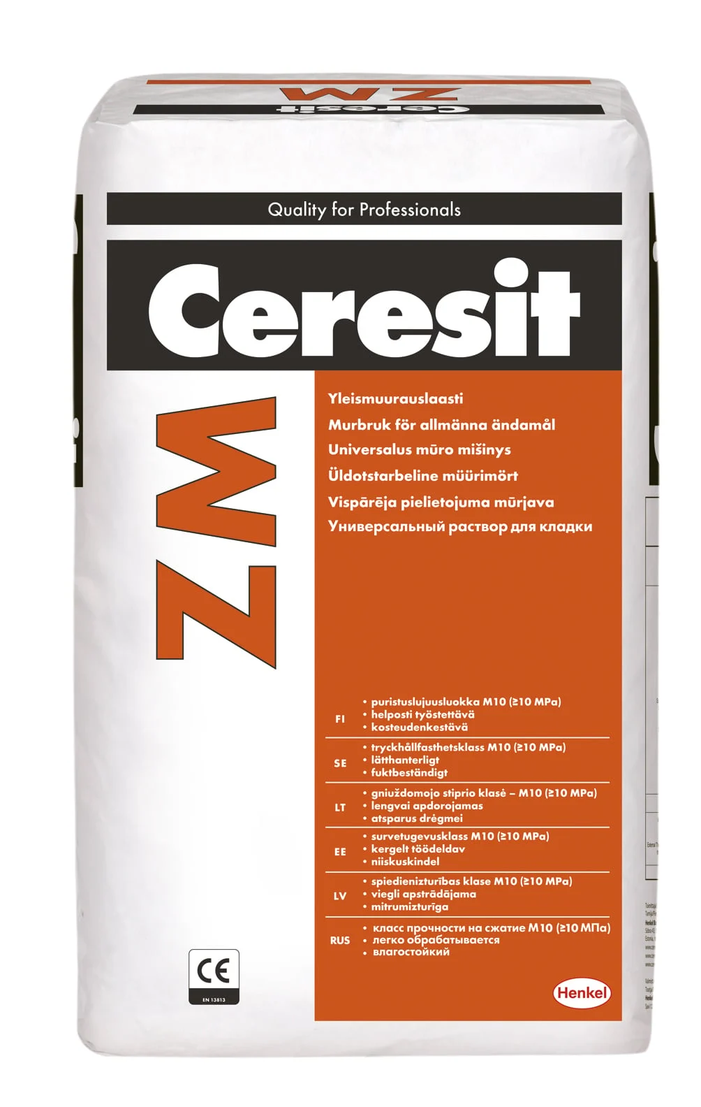 MŪRJAVA UNIVERSĀLA CERESIT ZM 10-12 25KG