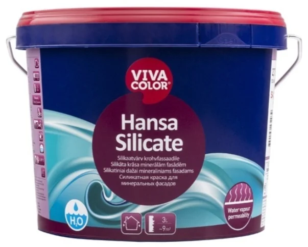 HANSA SILICAT FACADE PAINT 2.7L SA
