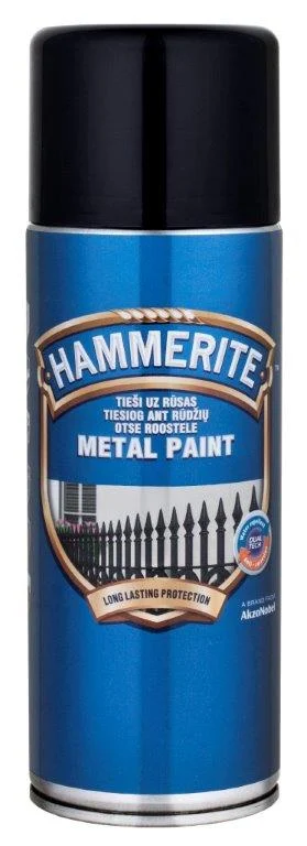КРАСКА АЭРОЗ. HAMMERITE СЕР. ГЛЯН.400ML