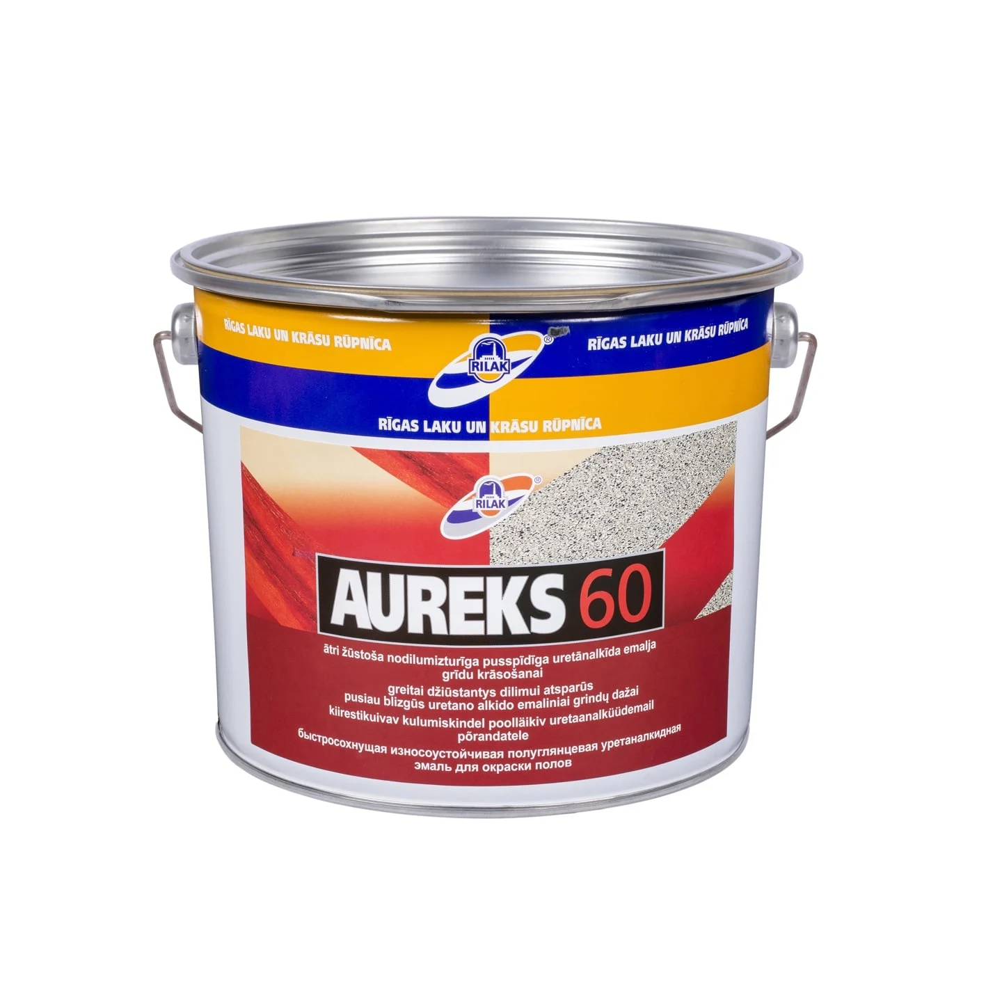 КРАСКА AUREKS-60 СЕРОГО П/ГЛЯНЦА 2.7Л