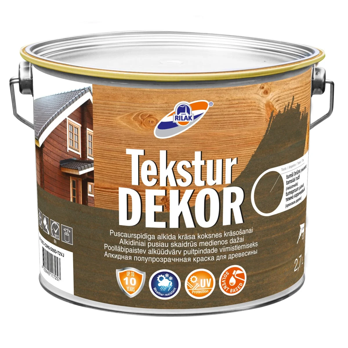 IMPREGNANT TEXTURE DECOR DARK BROWN 2.7L