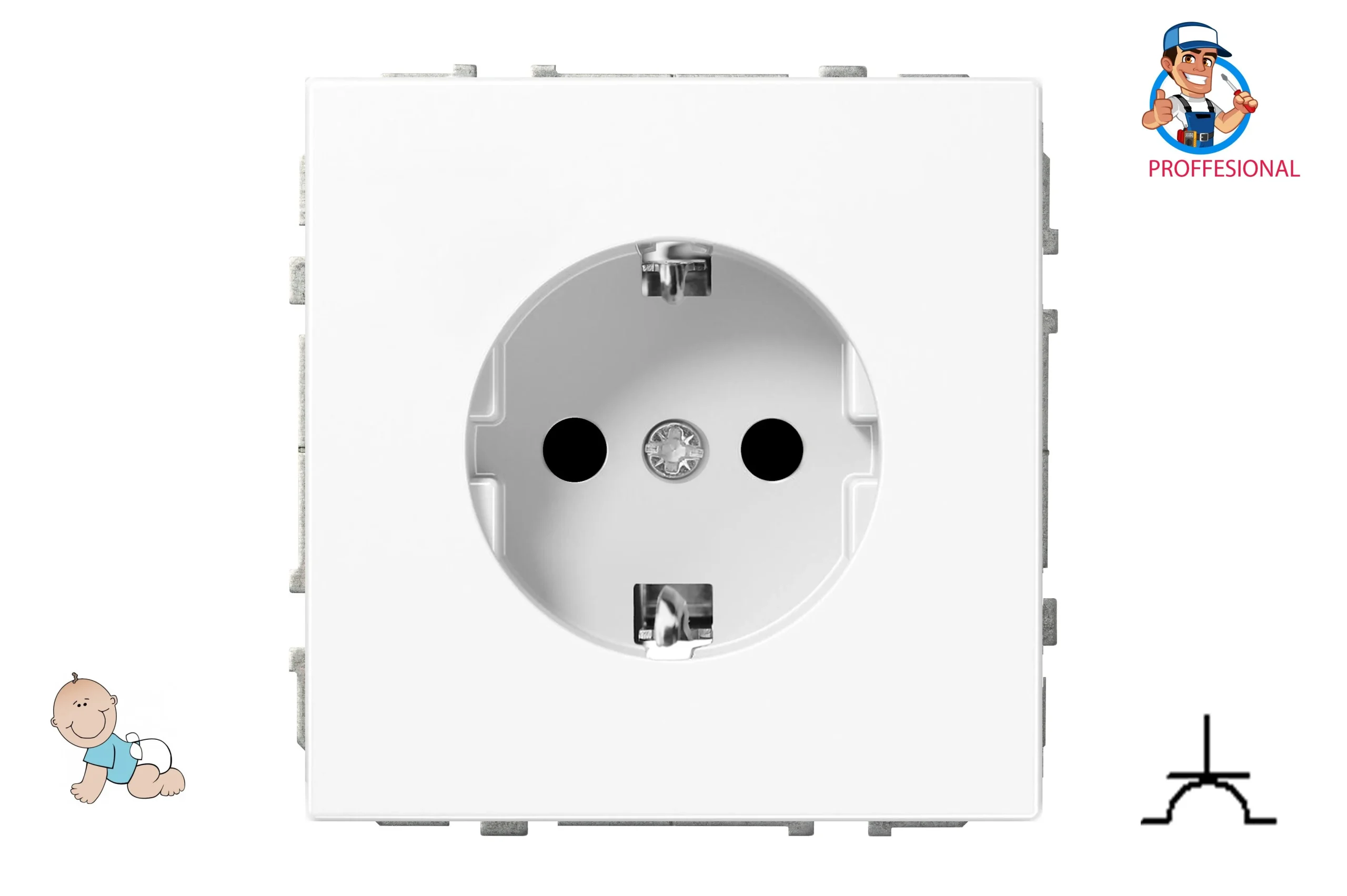 ROZETE IKL16-214-01.M/WM PLUG IN MODERN