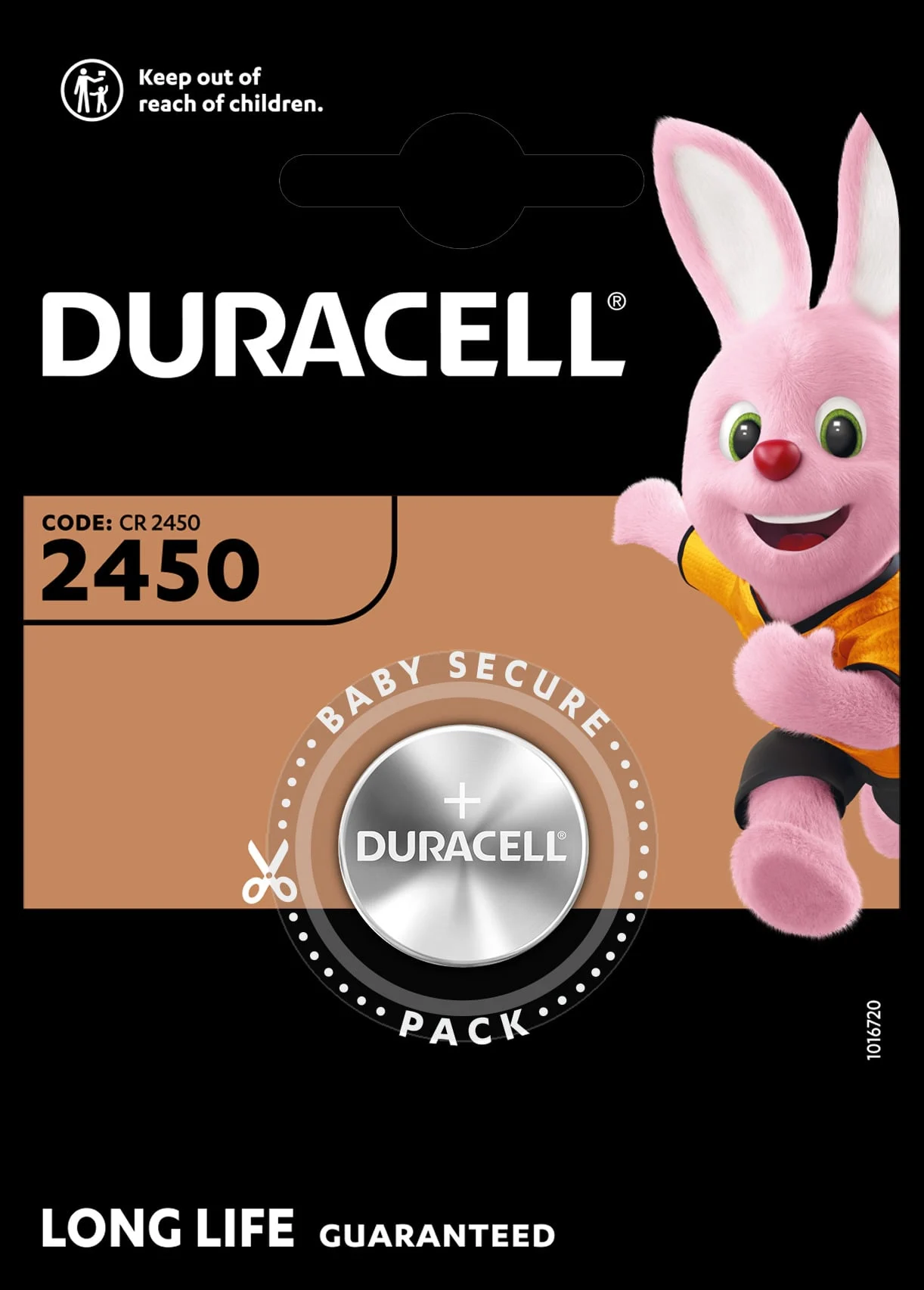 DURACELL ELECTRONICS 2450 1 PC BATTERY