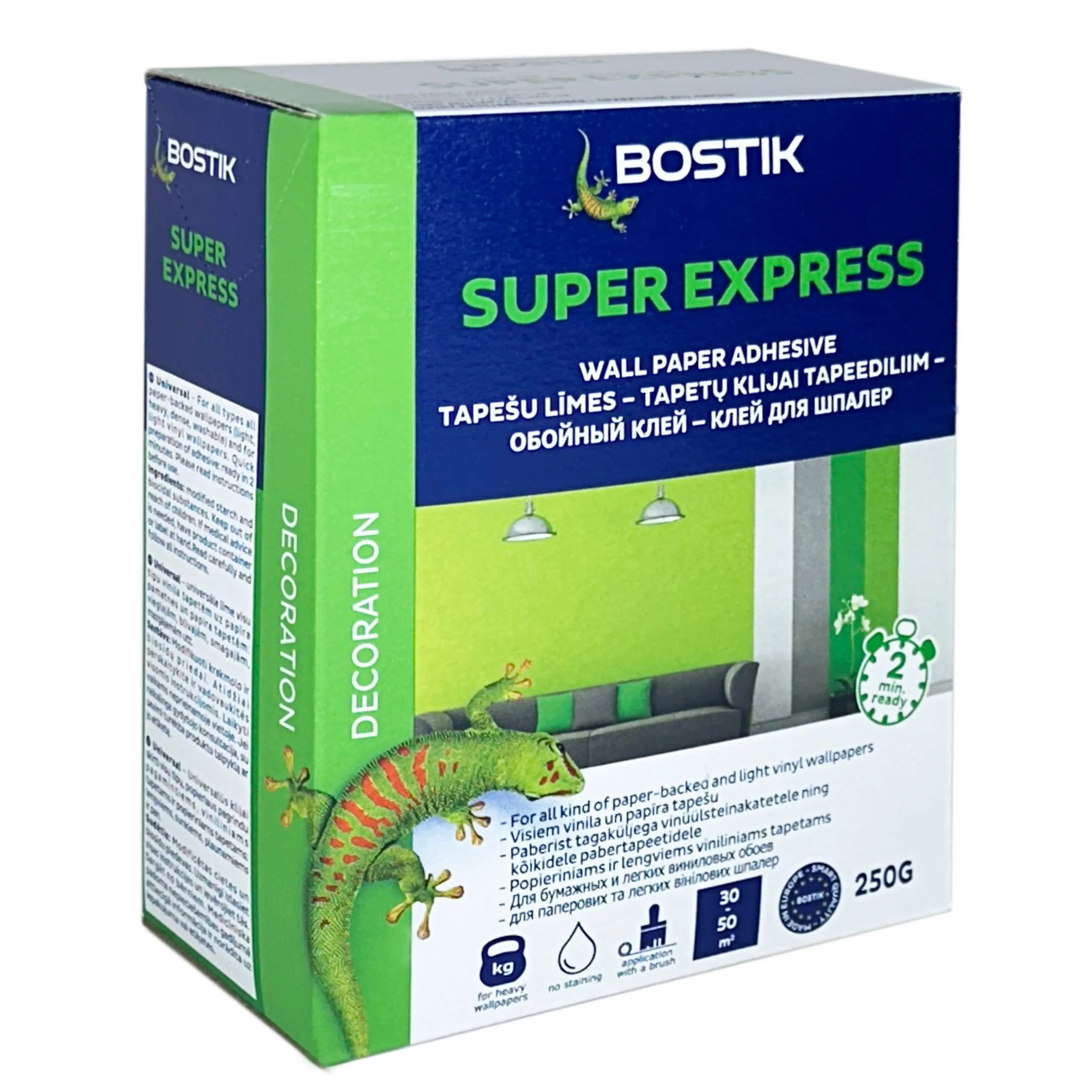 LĪME TAPEŠU BOSTIK SUPER EXPRESS 250G