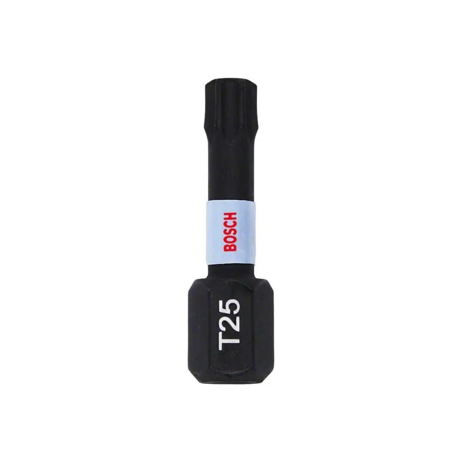 SCREWDRIVER TIPS T25 BOSCH 25MM 2PCS