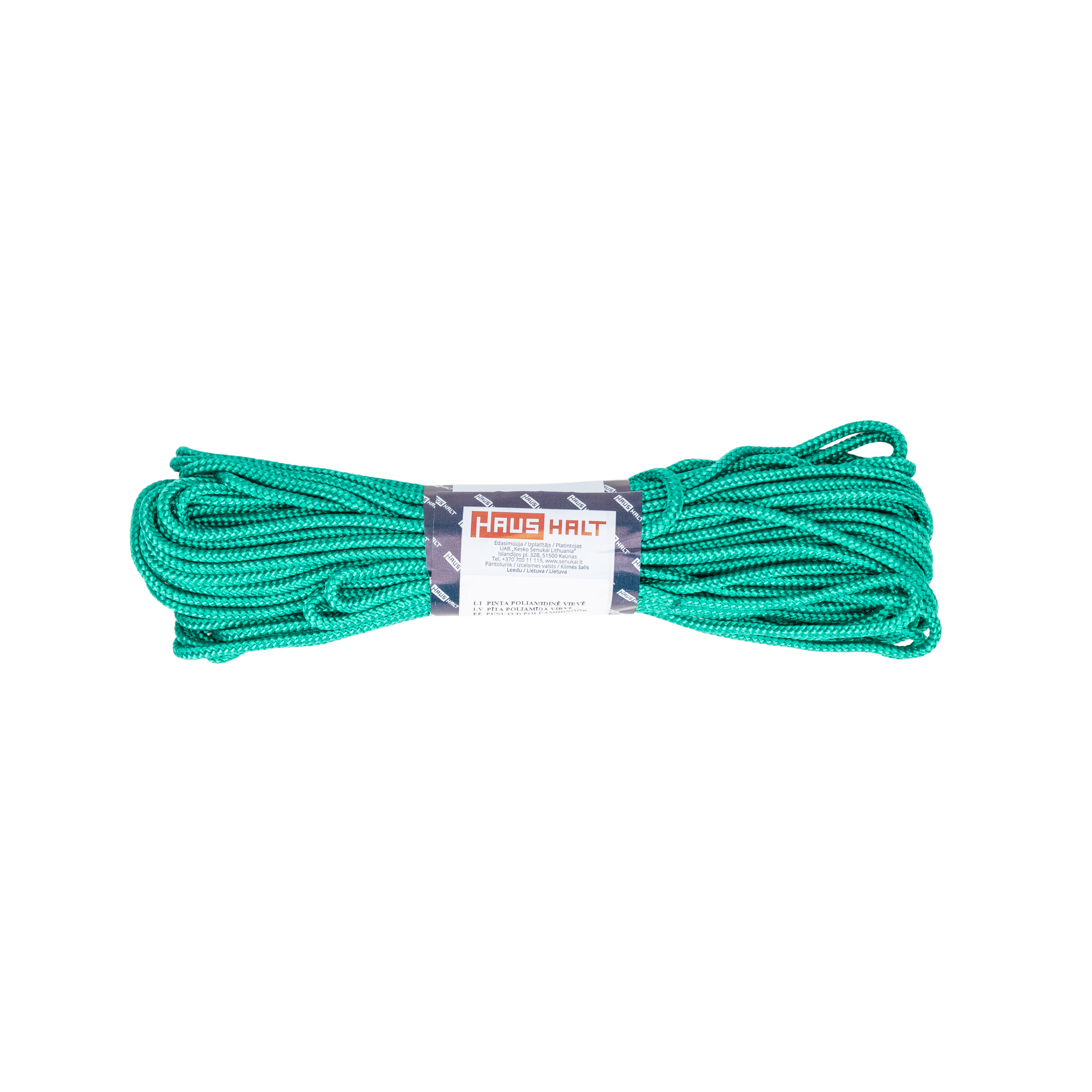 VIRVE POLIAMĪDA PĪTA D.4MM 20 M ZAĻA