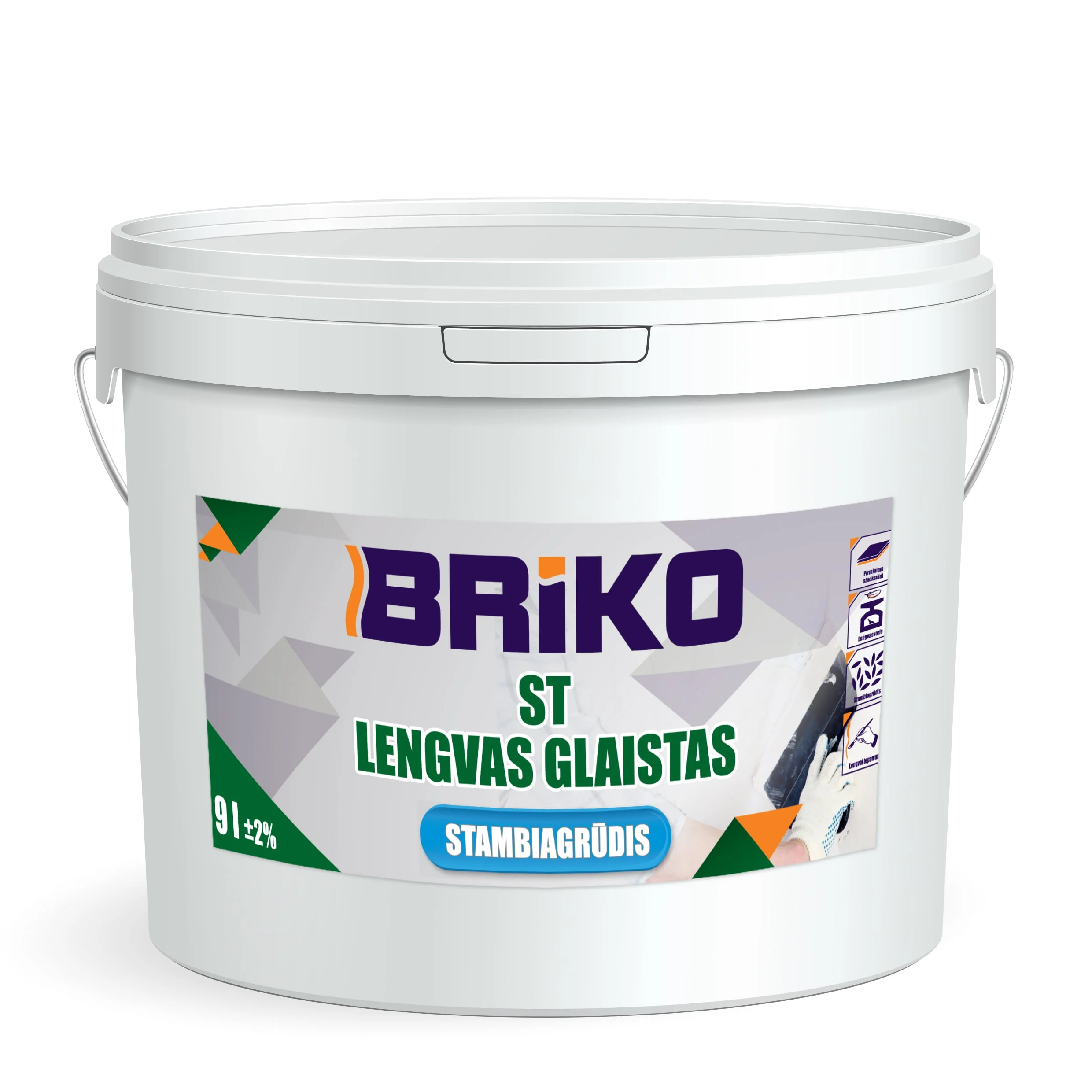 TEPE SMALKGRAUDAINA BRIKO ST 10 L