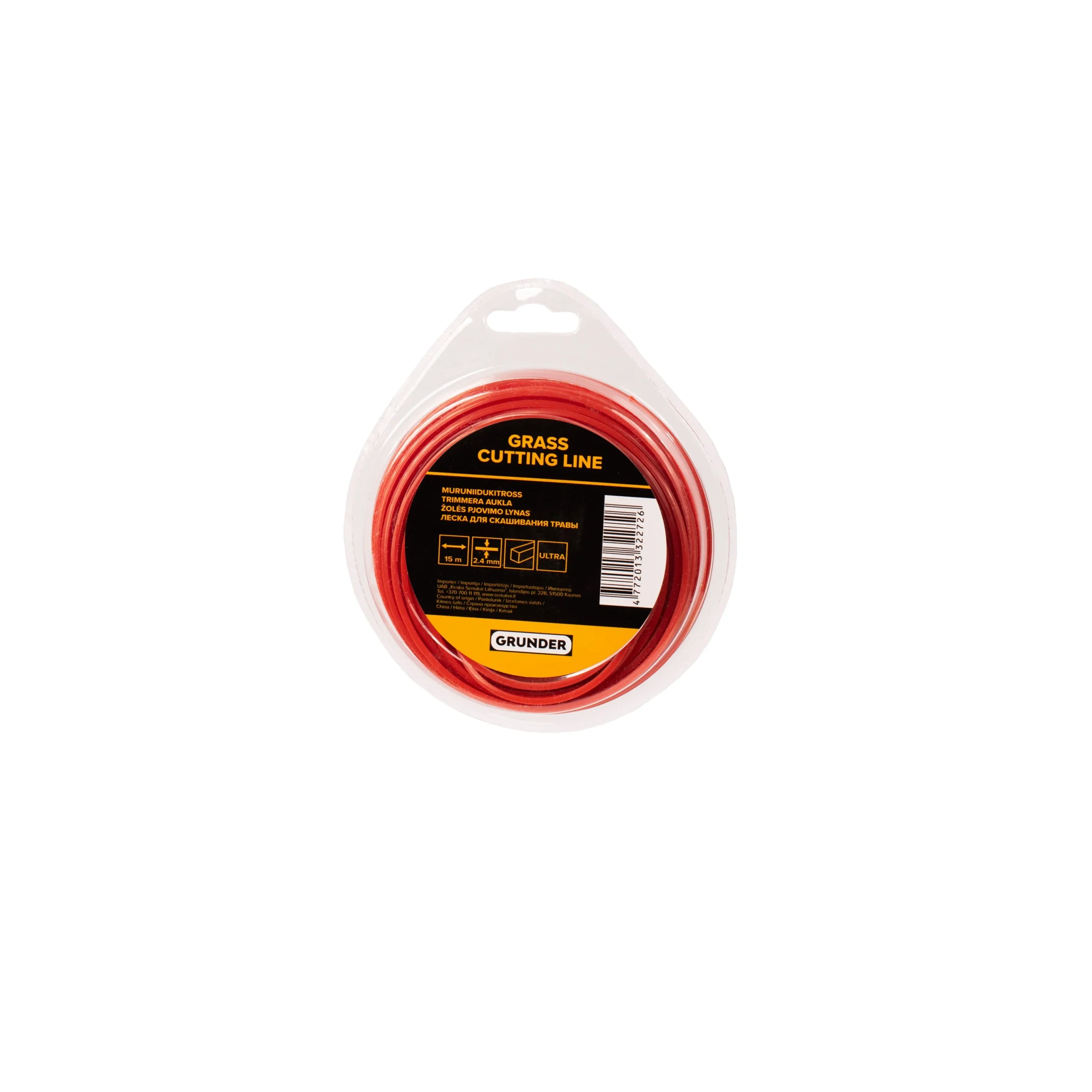 ZĀLES PĻĀVĒJA 2.4 MM 15 M KVADR ULTRA