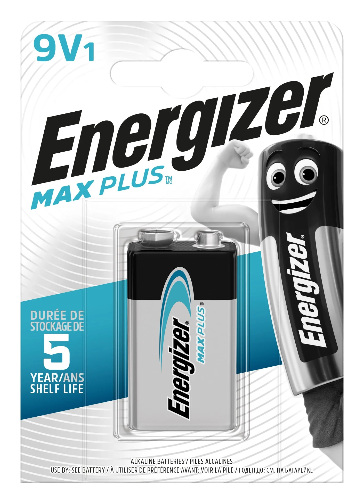ENERGIZER MAX PLUS 9V BATTERIES