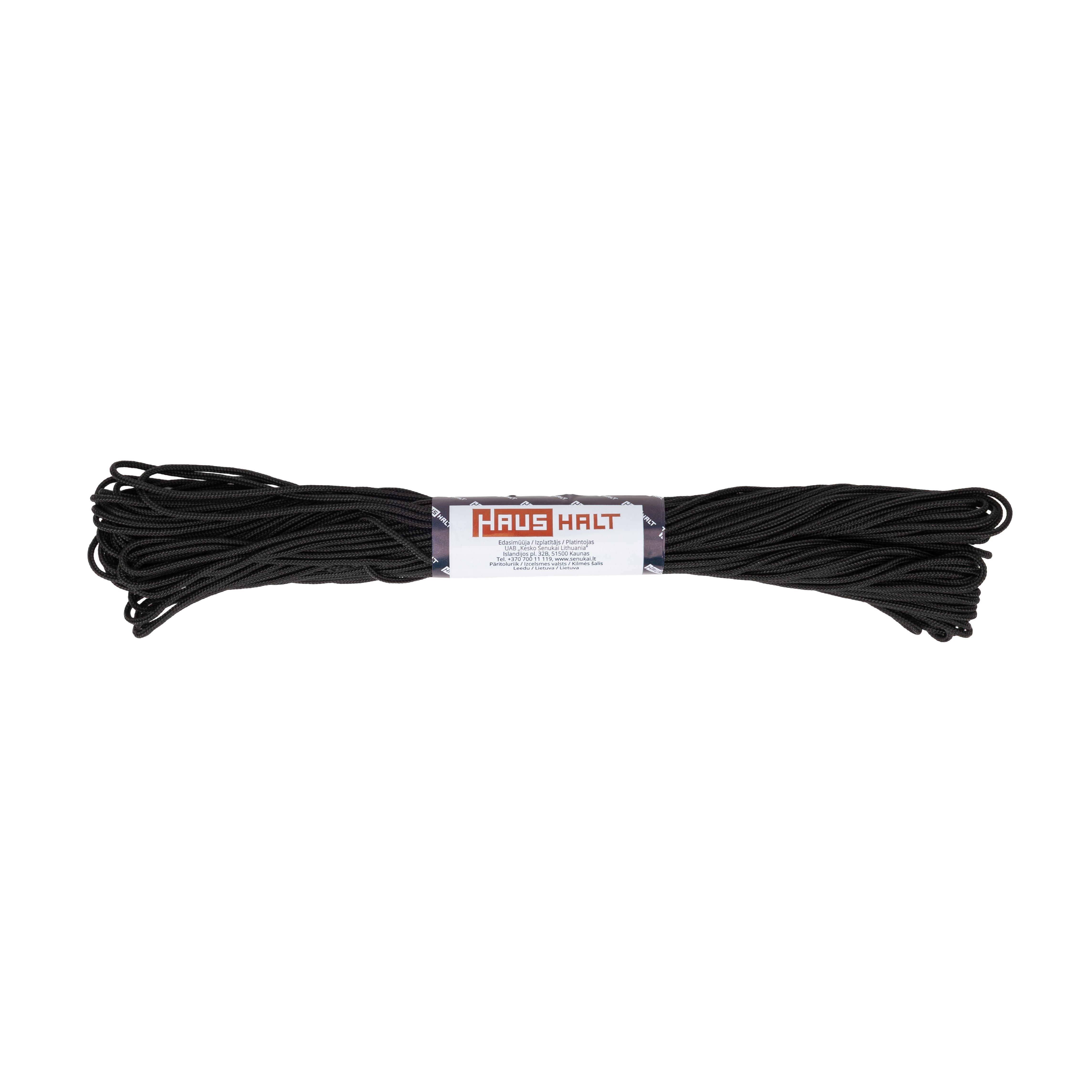 VIRVE POLIAMĪDA PĪTA D.2MM 25M MELNA