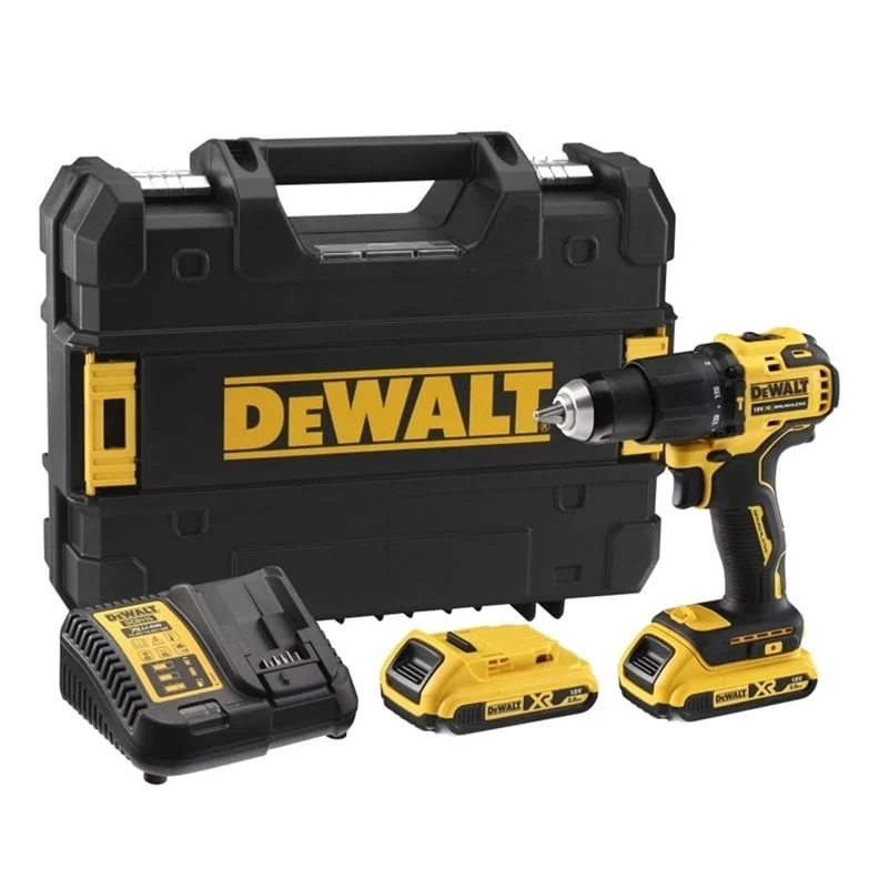 DeWALT Impact Drill, 18V, 2 x 2Ah