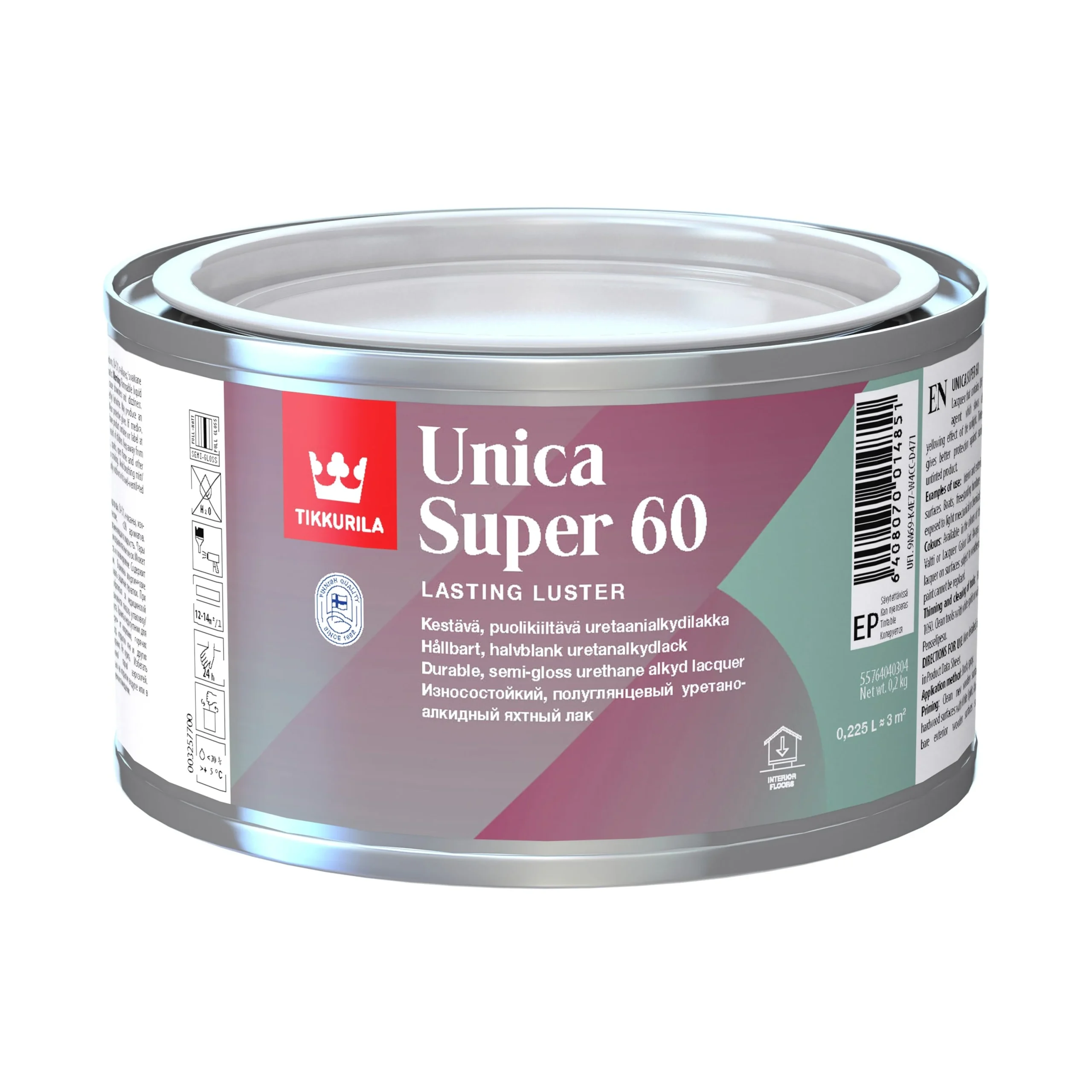 LACQUER UNIV P/SPĪD UNICA SUPER60 EP 0.225L