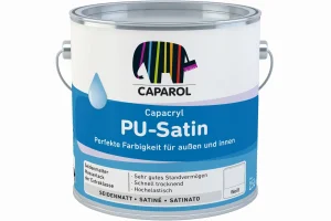 KRĀSA AKRILA CAPACRYL PU-SATIN 0.7L BALT